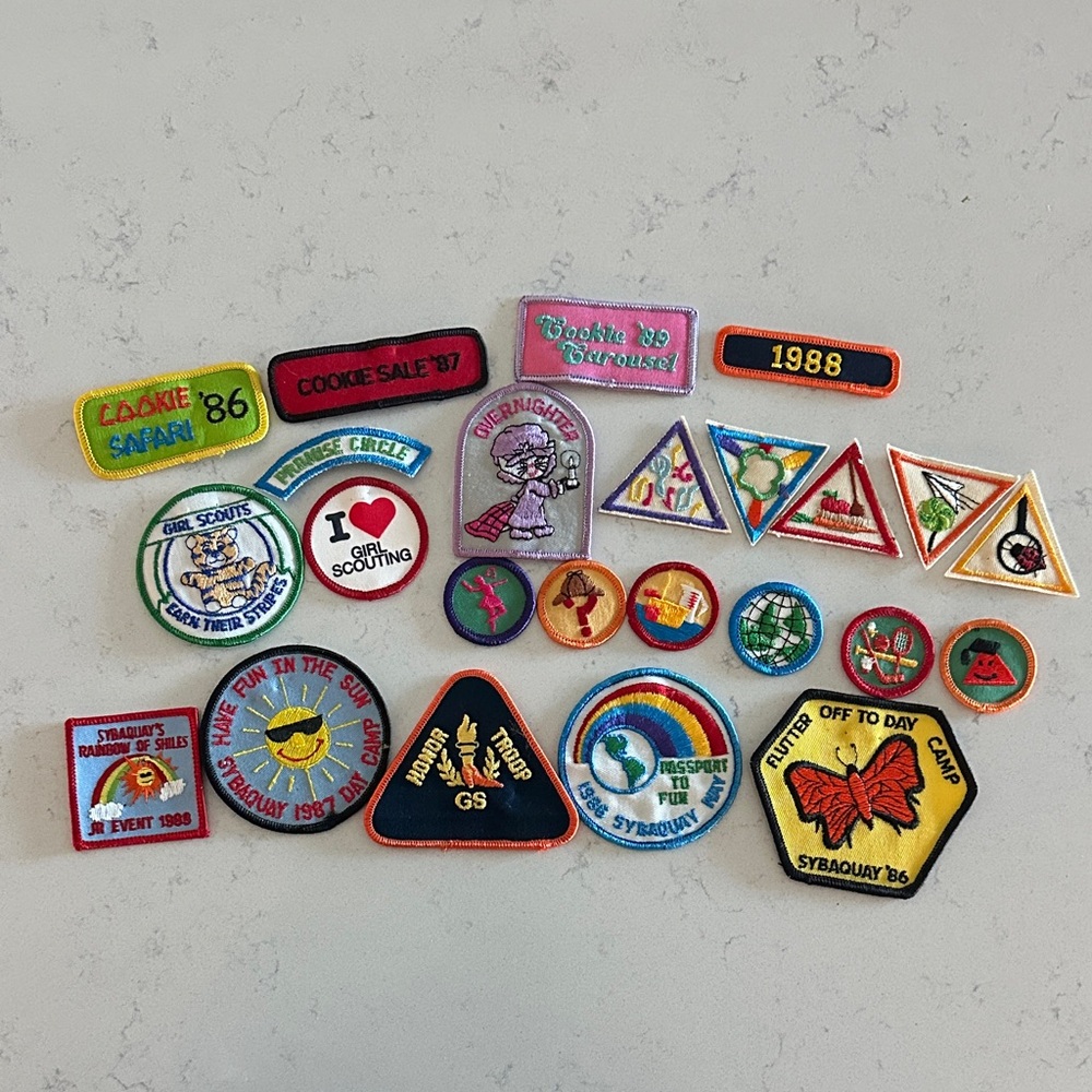 1980’s Vintage Girl Scout (Chicago Area) Patch Collection